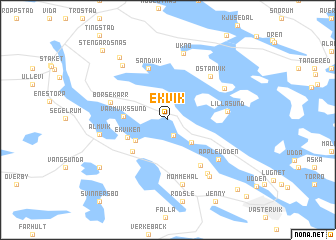 map of Ekvik