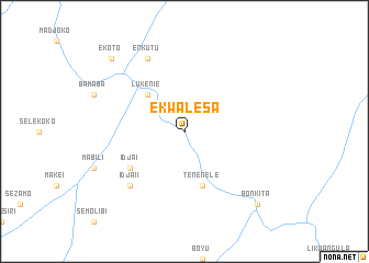 map of Ekwalesa