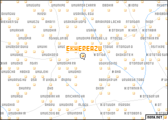 map of Ekwere Azu