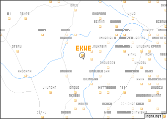 map of Ekwe