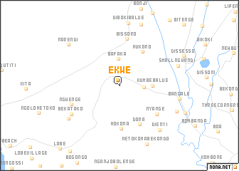 map of Ekwe