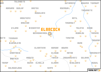 map of El Aacoch