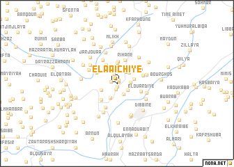 map of El Aaïchîyé