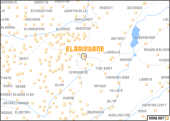 map of El Aairdâne