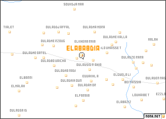 map of El Ababdia