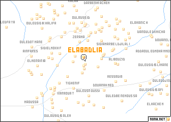 map of El Abadlia