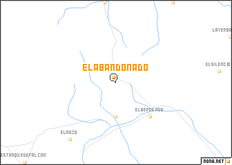 map of El Abandonado