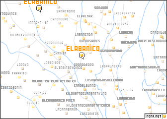 map of El Abanico