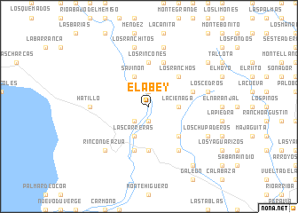 map of El Abey