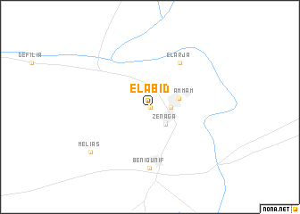 map of El Abid