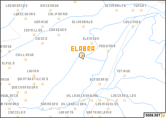 map of El Abra