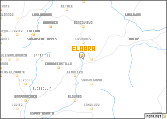 map of El Abra