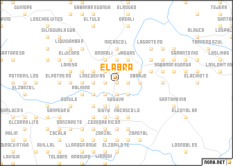 map of El Abra