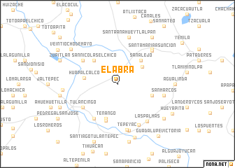 map of El Abra