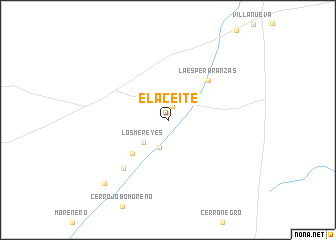 map of El Aceite