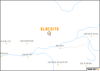 map of El Aceite