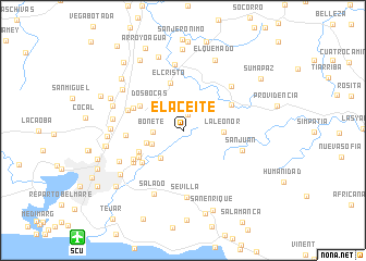 map of El Aceite