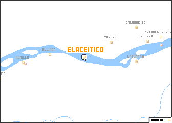 map of El Aceitico