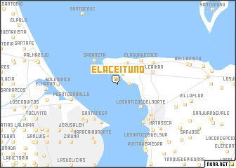 map of El Aceituno