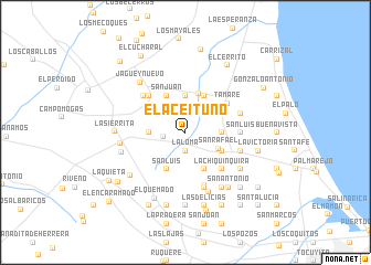 map of El Aceituno