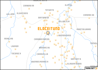 map of El Aceituno