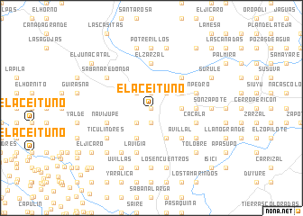 map of El Aceituno