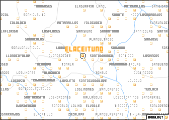 map of El Aceituno
