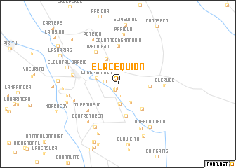 map of El Acequión