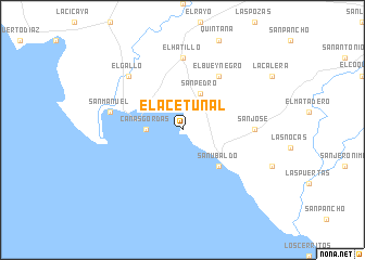 map of El Acetunal