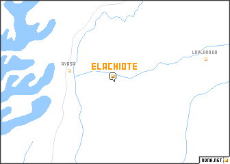 map of El Achiote