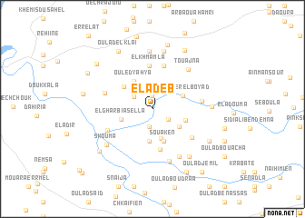 map of El Adeb