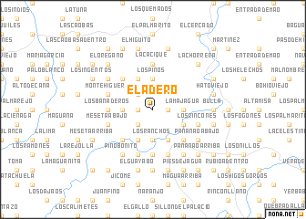 map of El Adero