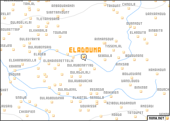 map of El Adouma