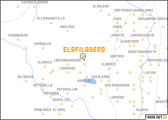 map of El Afiladero