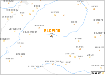 map of Elafína