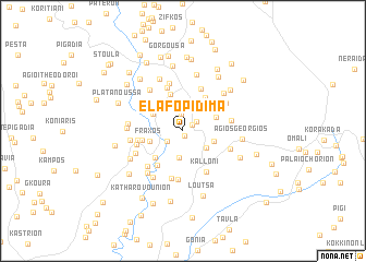 map of Elafopídima