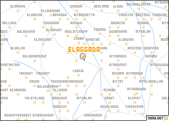 map of El Aggada