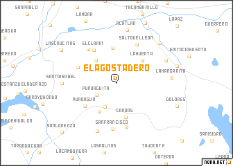 map of El Agostadero