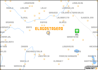 map of El Agostadero