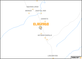 map of El Agrado