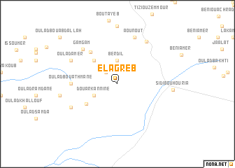 map of El Agreb