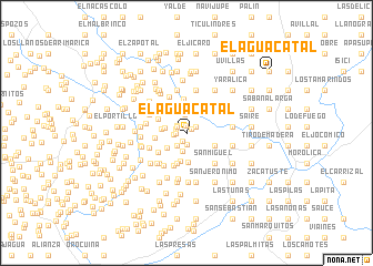 map of El Aguacatal
