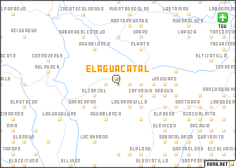 map of El Aguacatal