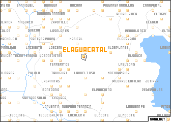 map of El Aguacatal