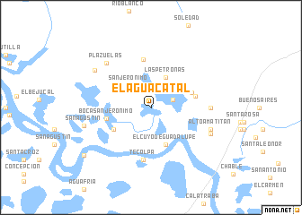 map of El Aguacatal