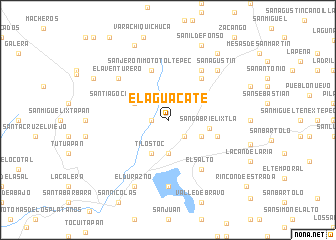 map of El Aguacate