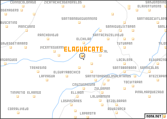 map of El Aguacate