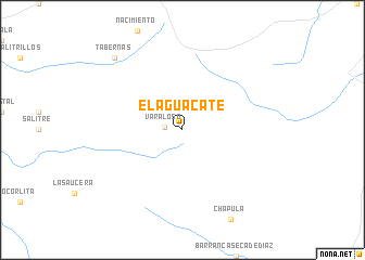 map of El Aguacate