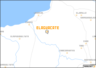 map of El Aguacate