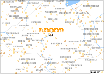 map of El Aguacate